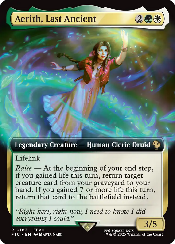 Aerith, Last Ancient (Extended Art) [FINAL FANTASY Commander] | Good Games Morley