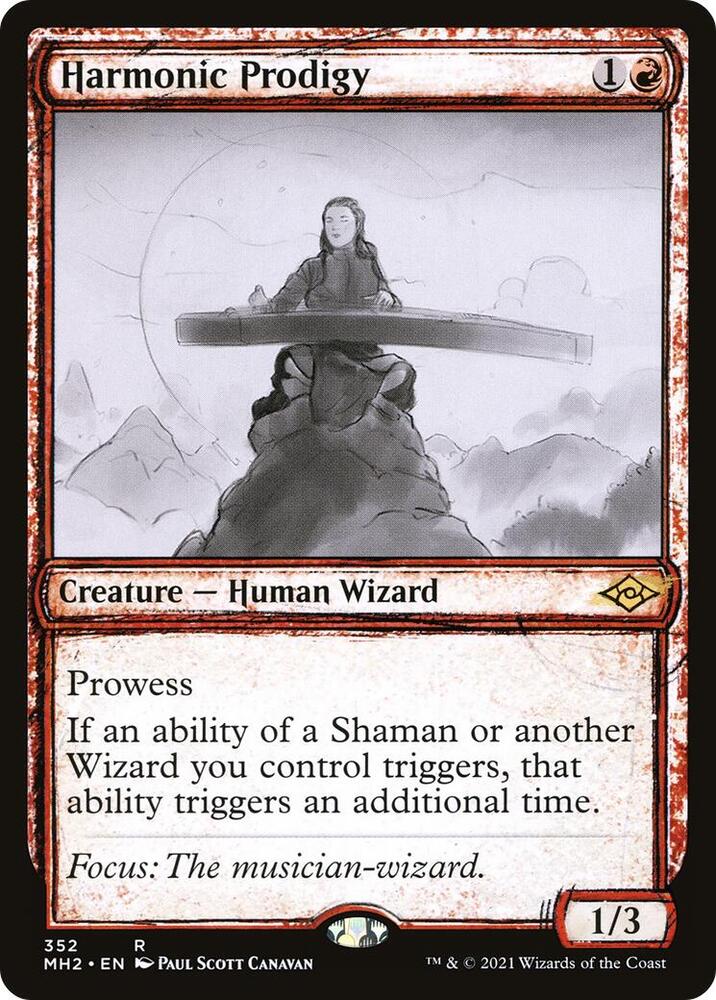 Harmonic Prodigy Showcase 352 (Modern Horizons 2)  - Foil | Good Games Morley