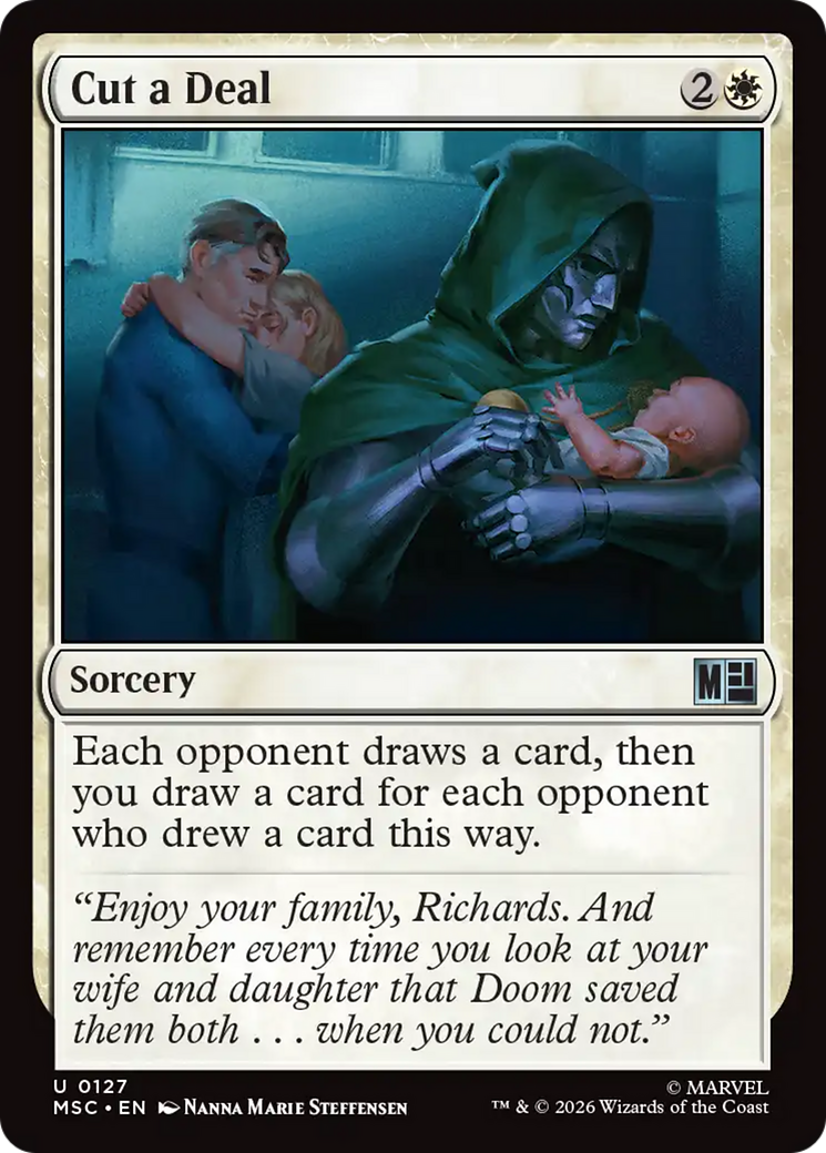 Cut a Deal (Surge Foil) [Marvel Super Heroes Commander] | Good Games Morley