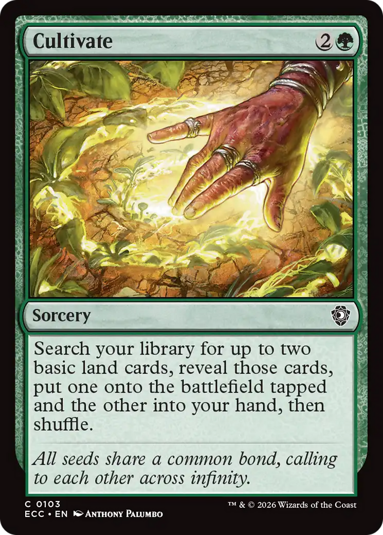 Cultivate [Lorwyn Eclipsed Commander] | Good Games Morley