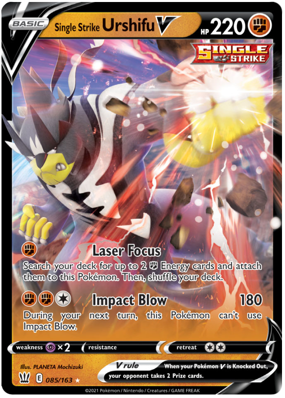 Single Strike Urshifu V (085/163) [Sword & Shield: Battle Styles] | Good Games Morley