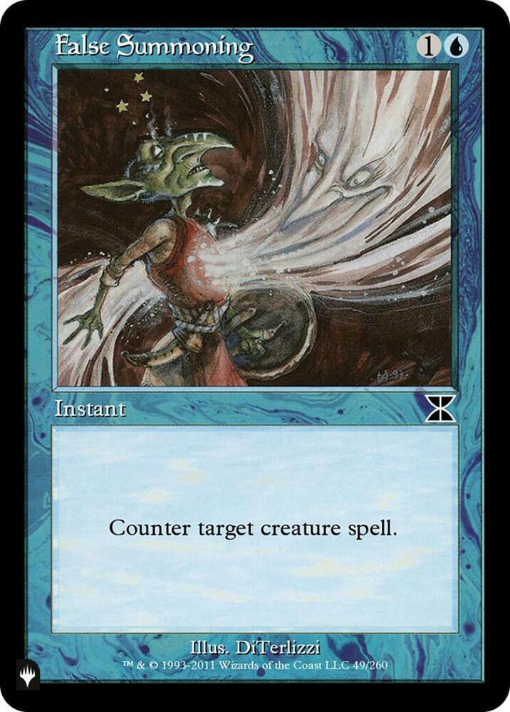 False Summoning ME4-49/5075 (The List Reprints)  | Good Games Morley