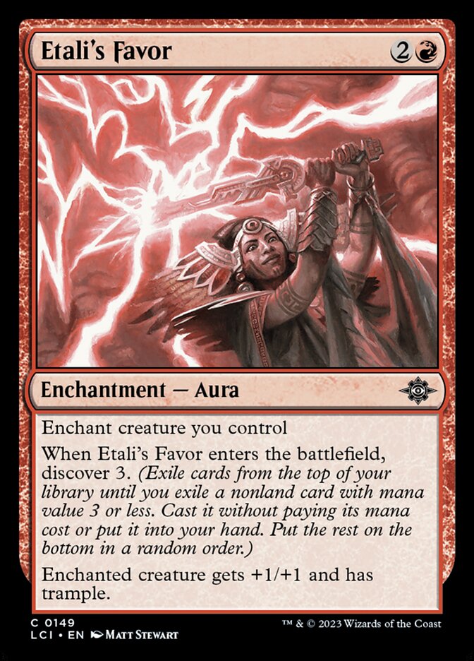 Etali's Favor 149/291 (The Lost Caverns of Ixalan)  - Foil | Good Games Morley