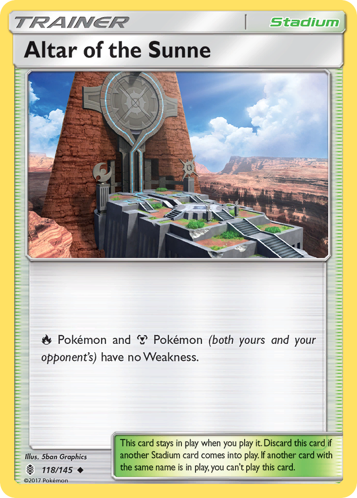Altar of the Sunne (118/145) [Sun & Moon: Guardians Rising] | Good Games Morley