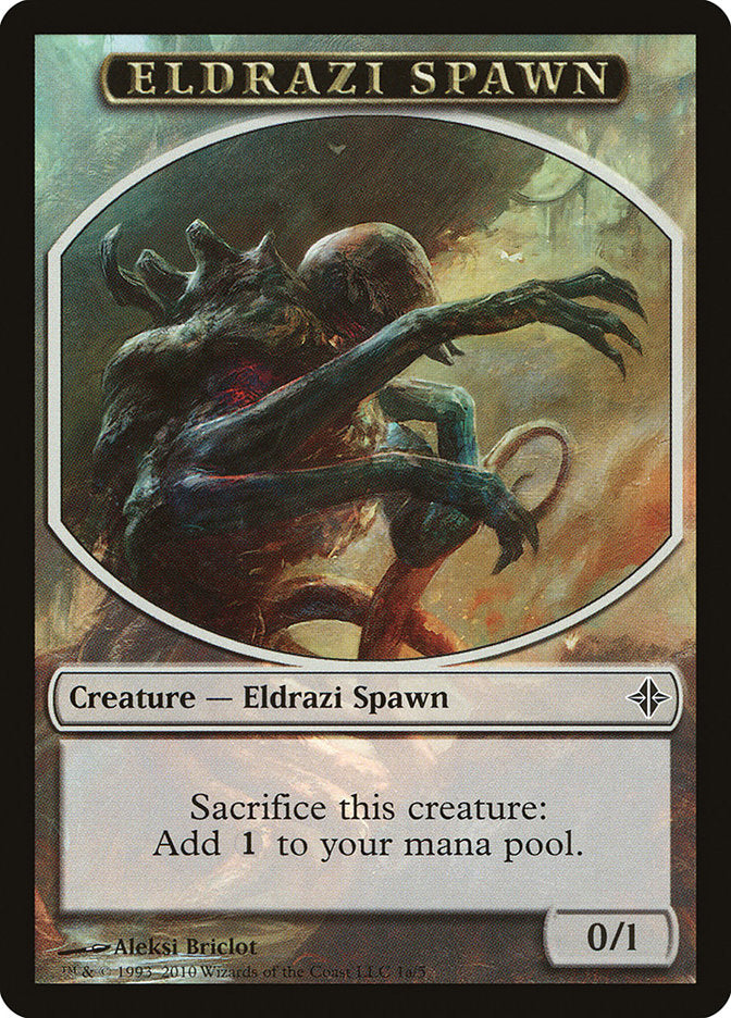 Eldrazi Spawn Token (1a/5) [Rise of the Eldrazi Tokens] | Good Games Morley
