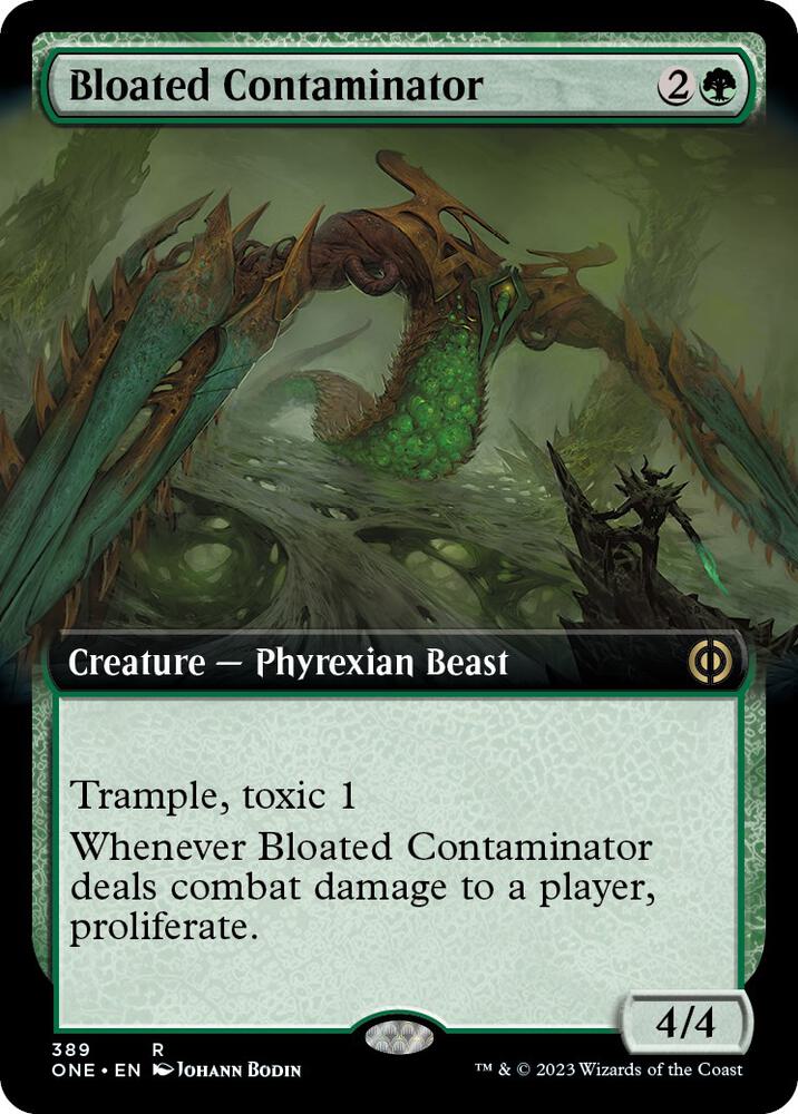Bloated Contaminator 389/271 (Phyrexia: All Will Be One)  - Extended Art | Good Games Morley