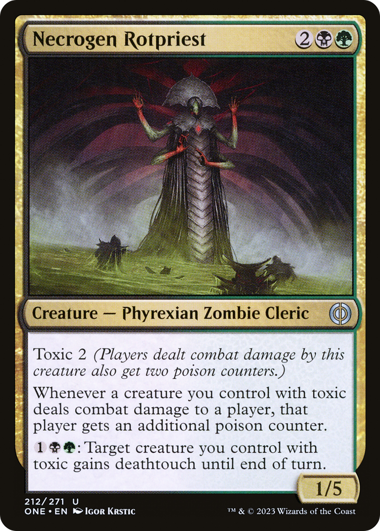 Necrogen Rotpriest [Phyrexia: All Will Be One] | Good Games Morley