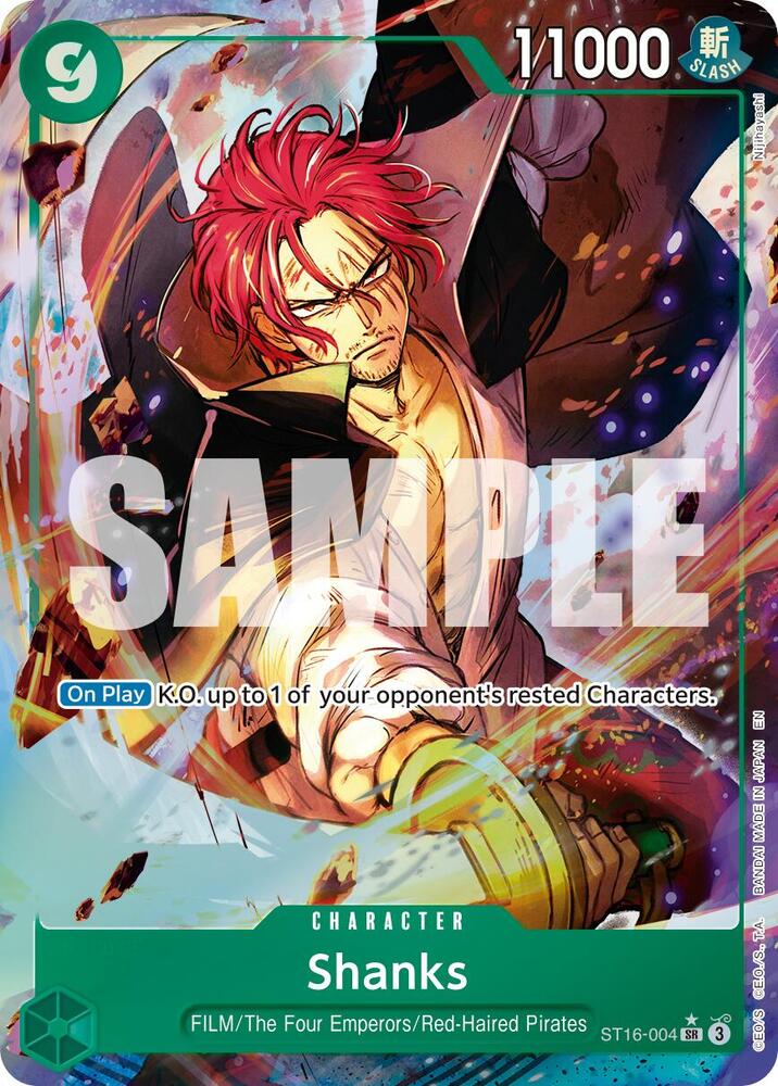 Shanks ST16-004 (Premium Booster -The Best- Vol. 2)  - Alternate Art Foil | Good Games Morley