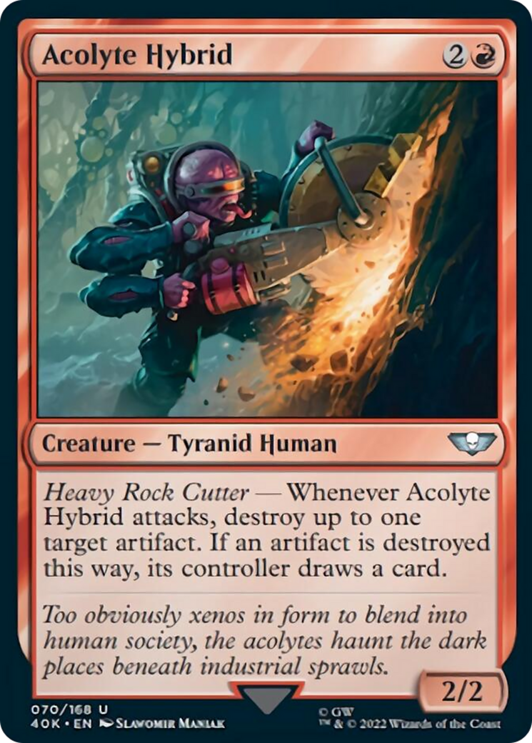 Acolyte Hybrid (Surge Foil) [Warhammer 40,000] | Good Games Morley