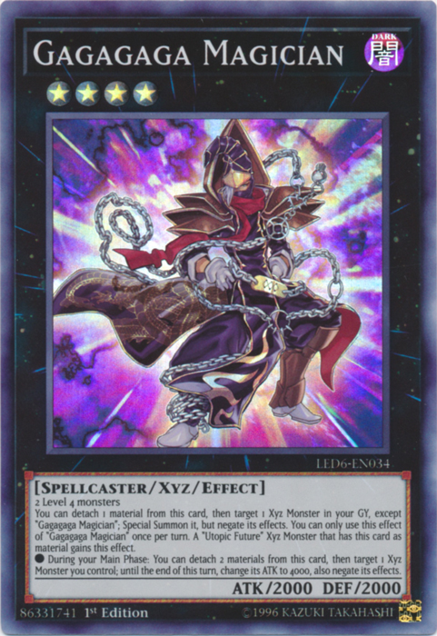 Gagagaga Magician [LED6-EN034] Super Rare | Good Games Morley