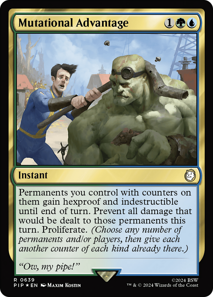 Mutational Advantage (Surge Foil) [Fallout] | Good Games Morley