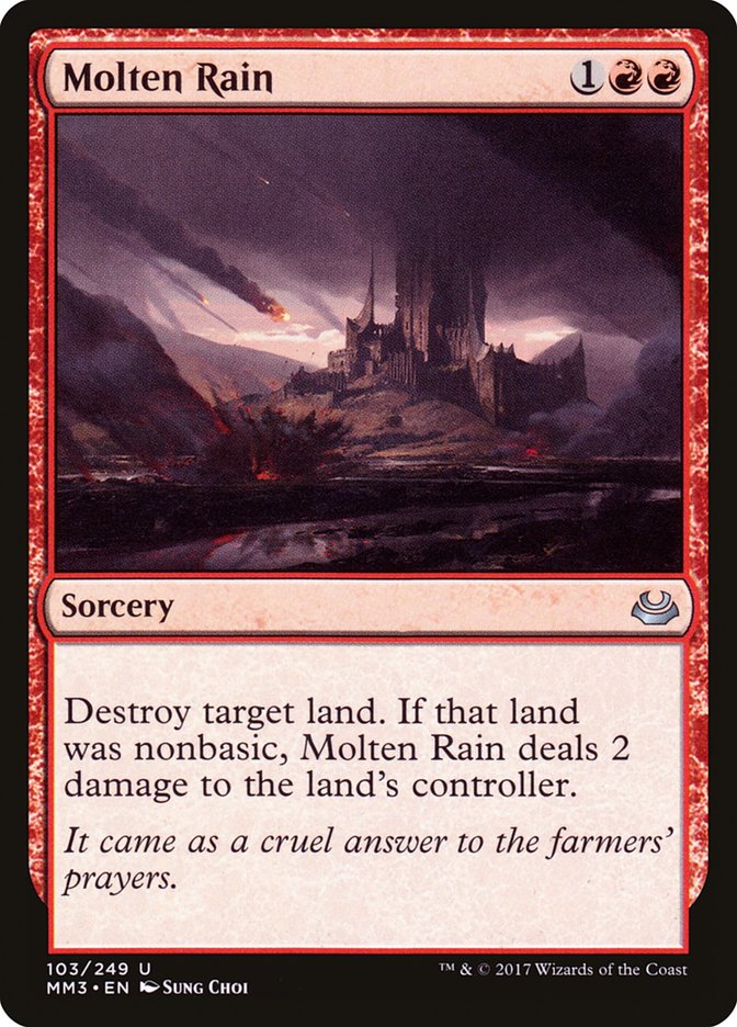 Molten Rain 103/249 (Modern Masters 2017)  - Foil | Good Games Morley