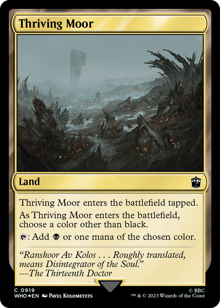 Thriving Moor (Surge Foil) [Doctor Who] | Good Games Morley