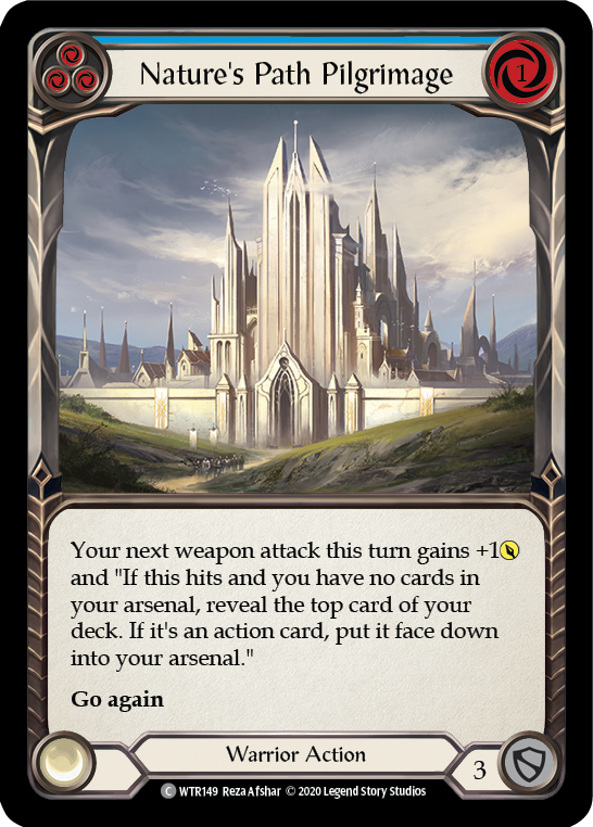 Nature's Path Pilgrimage (Blue) [U-WTR149] (Welcome to Rathe Unlimited)  Unlimited Normal | Good Games Morley