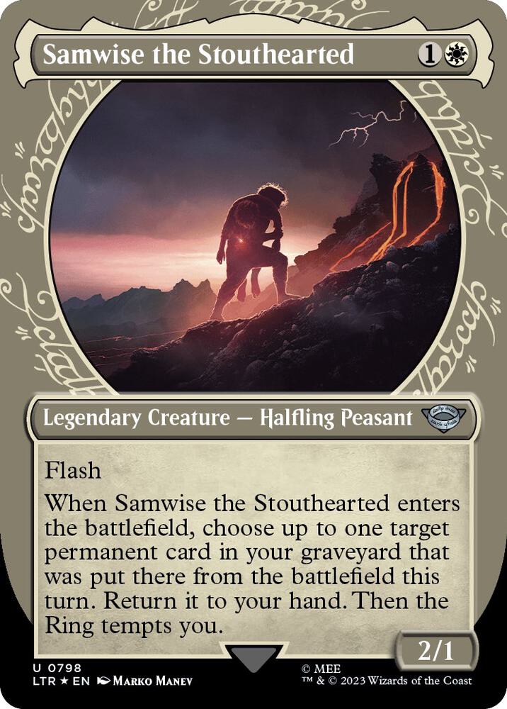 Samwise the Stouthearted 798 (Universes Beyond: The Lord of the Rings: Tales of Middle-earth)  - Showcase Surge Foil | Good Games Morley