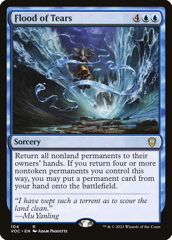 Flood of Tears 104/38 (Commander: Innistrad: Crimson Vow)  | Good Games Morley