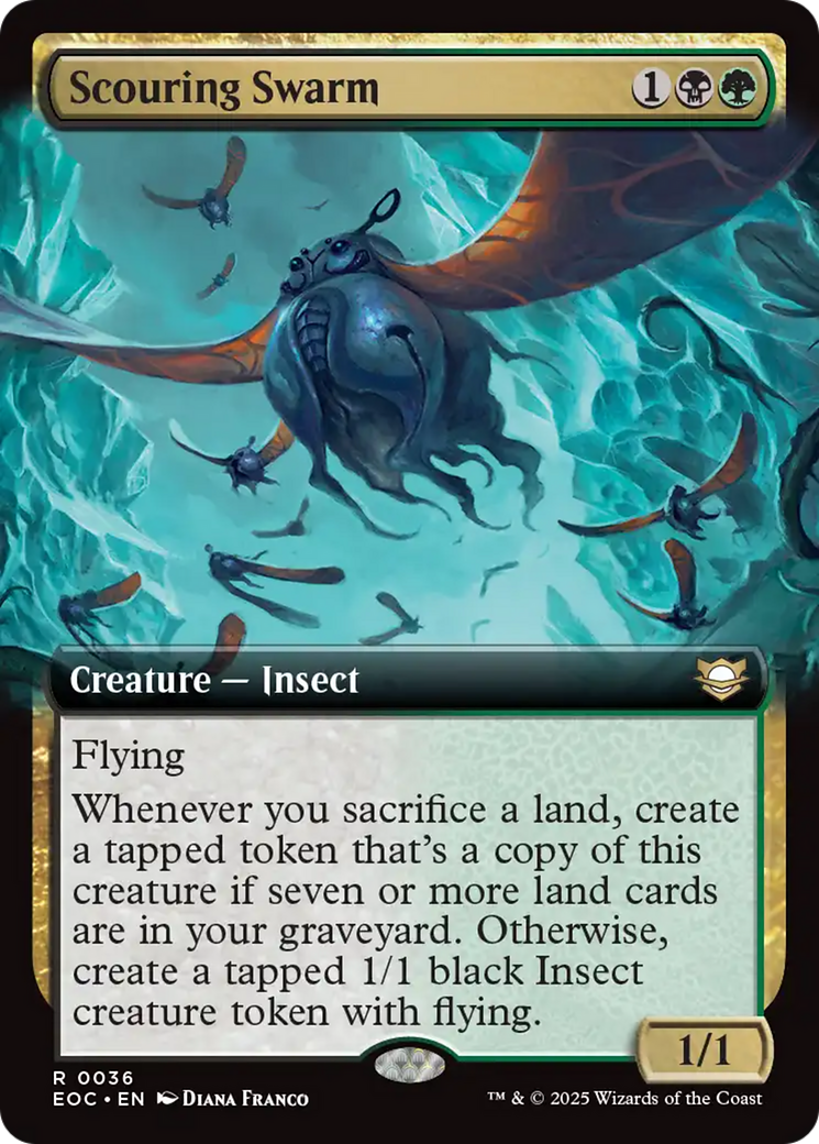 Scouring Swarm (Extended Art) [Edge of Eternities Commander] | Good Games Morley