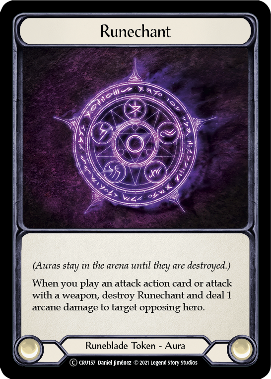 Runechant [U-CRU157] (Crucible of War Unlimited)  Unlimited Rainbow Foil | Good Games Morley