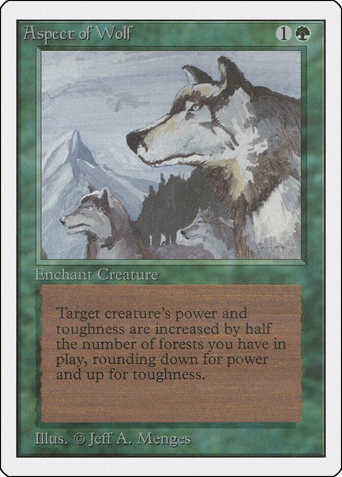 Aspect of Wolf 185/302 (Unlimited Edition)  | Good Games Morley