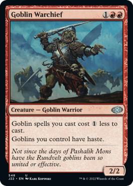 Goblin Warchief 548 (Jumpstart 2022)  | Good Games Morley
