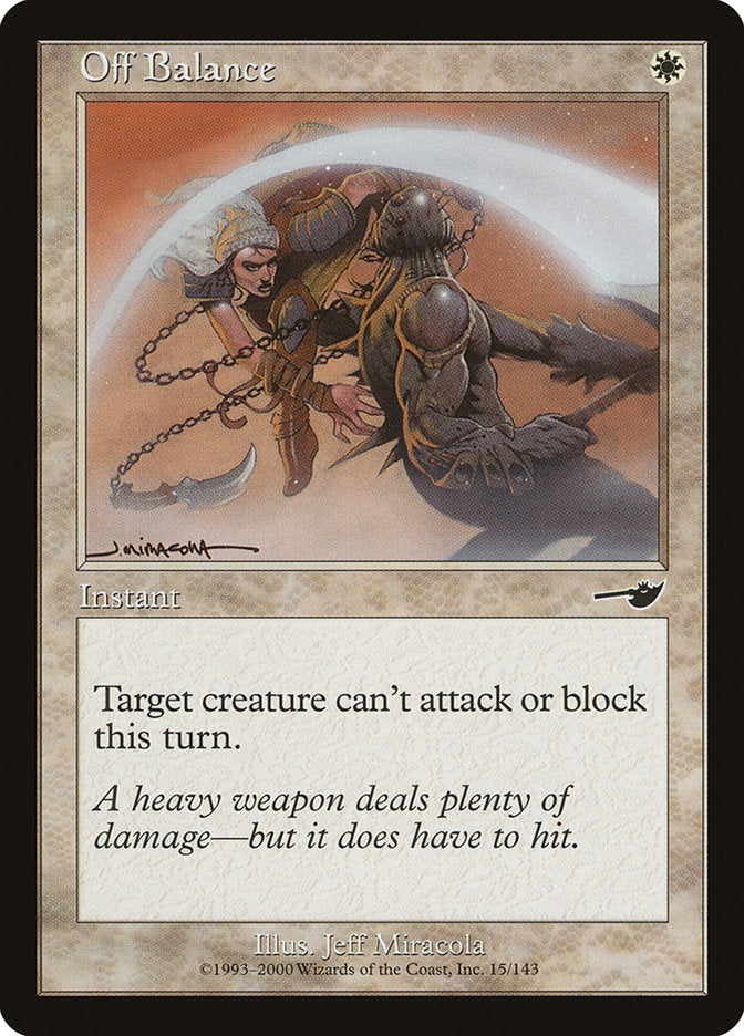 Off Balance 15/143 (Nemesis)  - Foil | Good Games Morley
