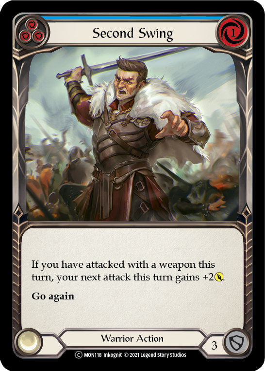 Second Swing (Blue) [U-MON118-RF] (Monarch Unlimited)  Unlimited Rainbow Foil | Good Games Morley