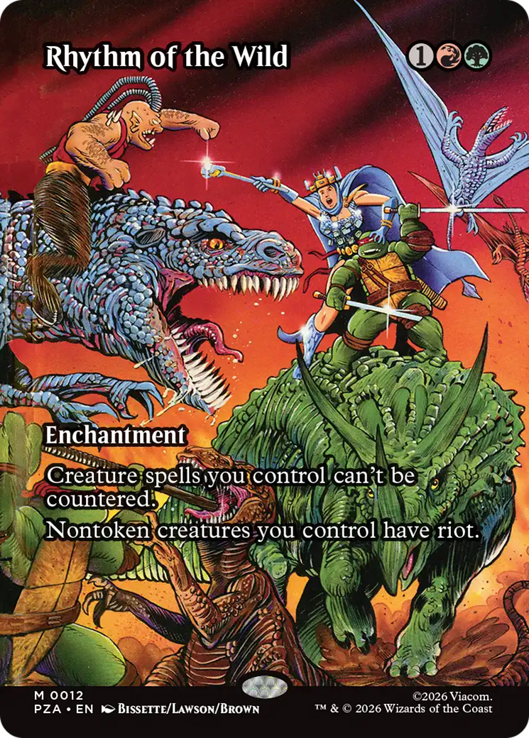 Rhythm of the Wild (Borderless) [Teenage Mutant Ninja Turtles Eternal-Legal] | Good Games Morley