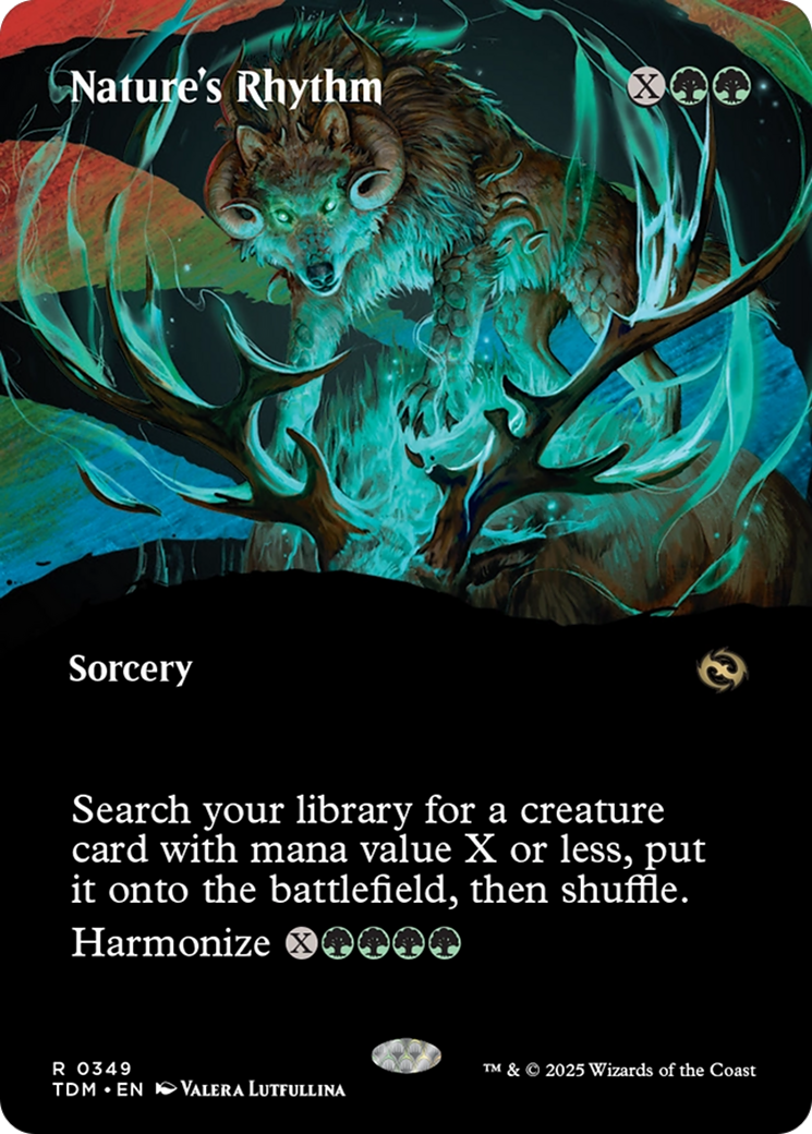 Nature's Rhythm (Borderless) [Tarkir: Dragonstorm] | Good Games Morley