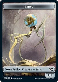 Servo // Treasure Double-Sided Token [Double Masters Tokens] | Good Games Morley