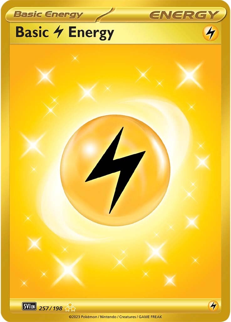 Lightning Energy (257/198) [Scarlet & Violet: Base Set] | Good Games Morley