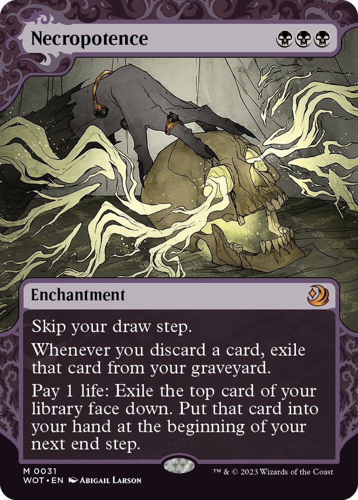 Necropotence 31/63 (Wilds of Eldraine: Enchanting Tales)  - Showcase | Good Games Morley