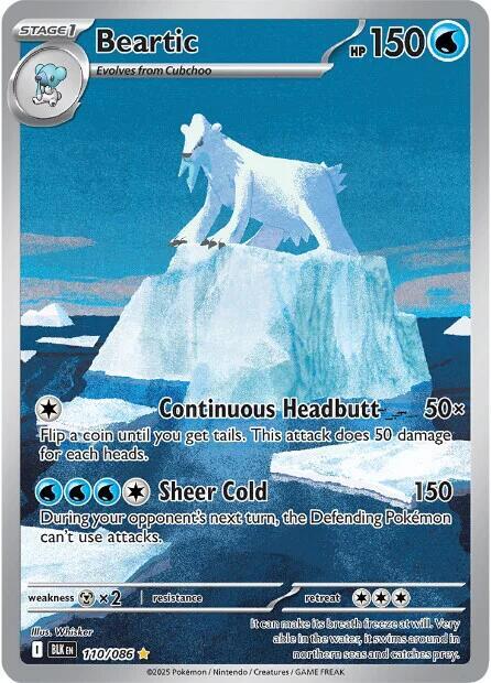 Beartic 110/086 (SV: Black Bolt)  - Holofoil | Good Games Morley
