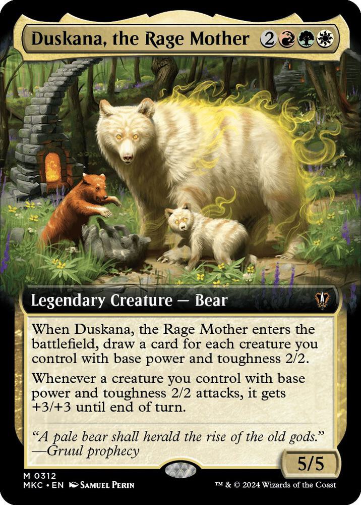Duskana, the Rage Mother 312/311 (Commander: Murders at Karlov Manor)  - Extended Art | Good Games Morley
