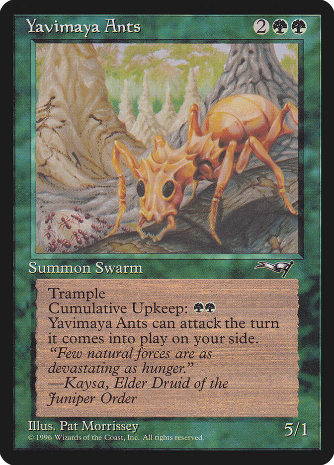 Yavimaya Ants [Alliances] | Good Games Morley