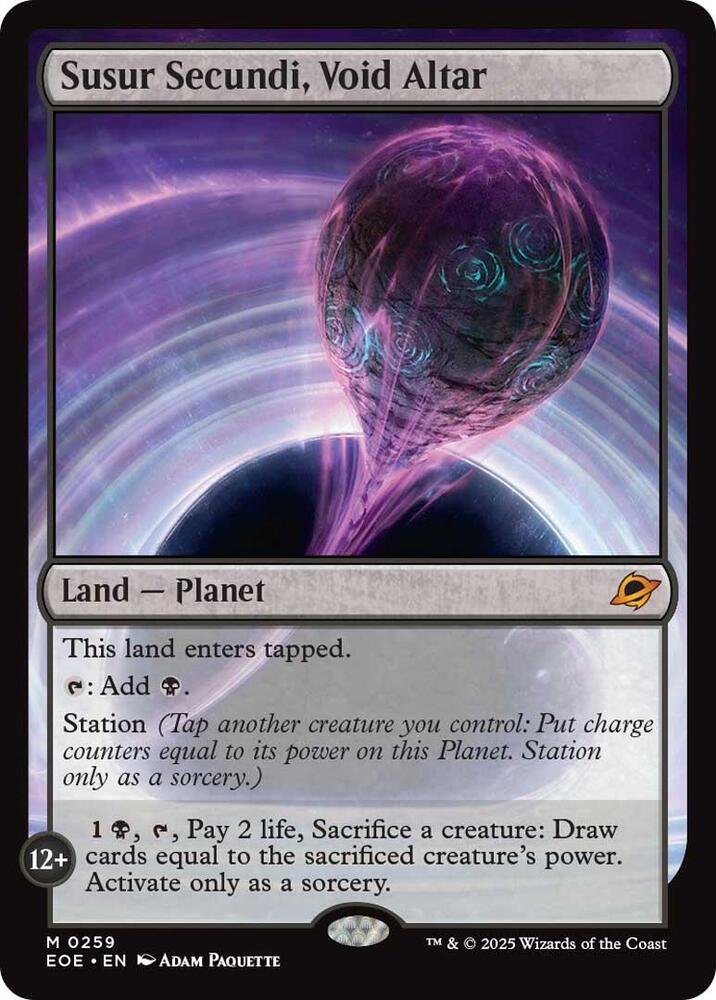 Susur Secundi Void Altar 259 (Edge of Eternities)  | Good Games Morley