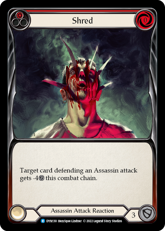 Shred (Red) [DYN130] (Dynasty) | Good Games Morley