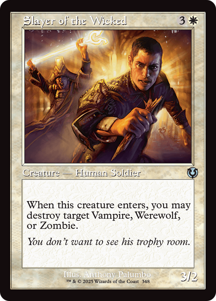 Slayer of the Wicked (Retro Frame) [Innistrad Remastered] | Good Games Morley