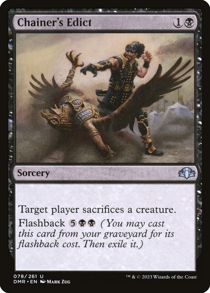 Chainer's Edict 78/261 (Dominaria Remastered)  - Foil | Good Games Morley
