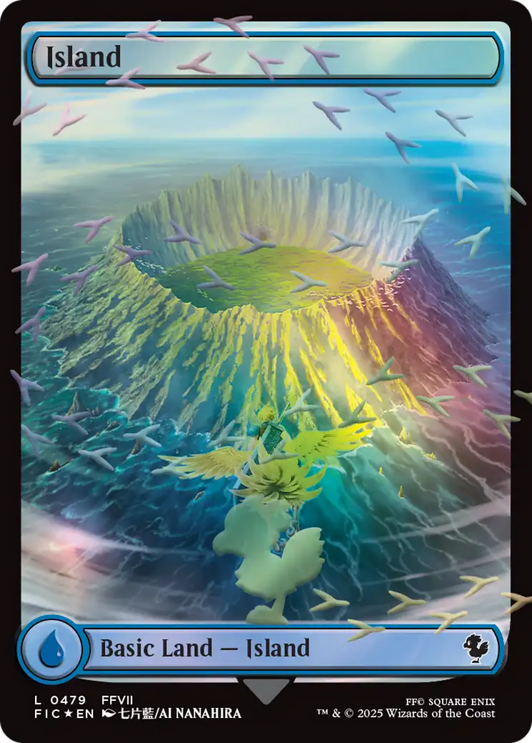 Island (Chocobo Track Foil) [FINAL FANTASY Commander] | Good Games Morley