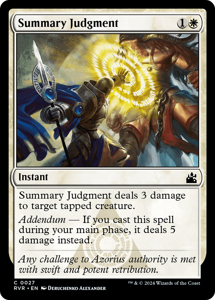 Summary Judgment [Ravnica Remastered] | Good Games Morley