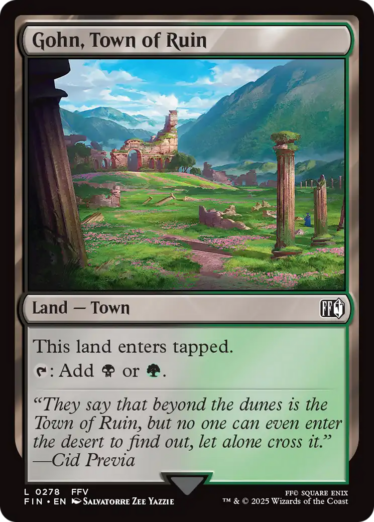 Gohn, Town of Ruin [FINAL FANTASY] | Good Games Morley