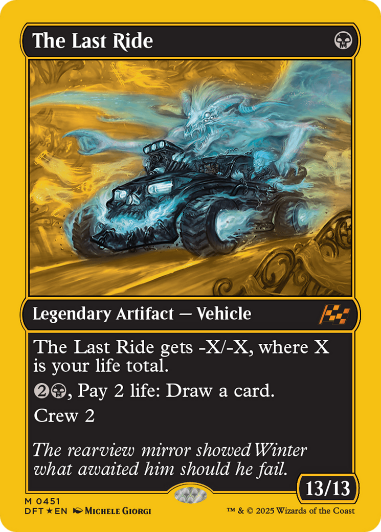 The Last Ride (First-Place Foil) [Aetherdrift] | Good Games Morley