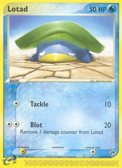 Lotad 67/100 (EX Sandstorm)  | Good Games Morley