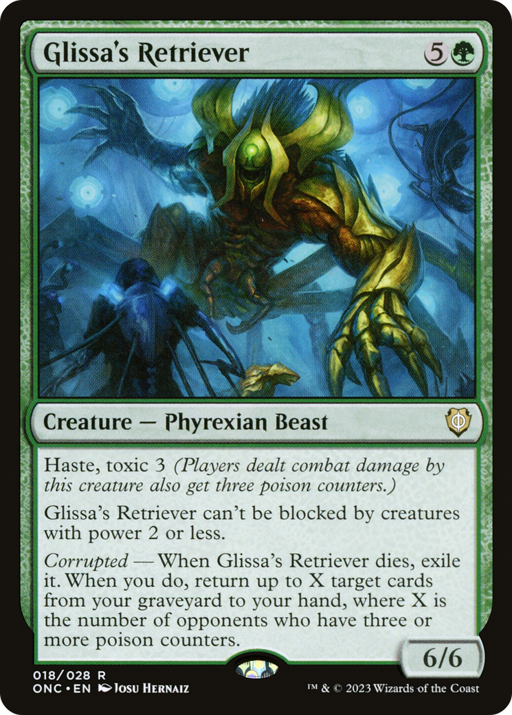 Glissa's Retriever [Phyrexia: All Will Be One Commander] | Good Games Morley