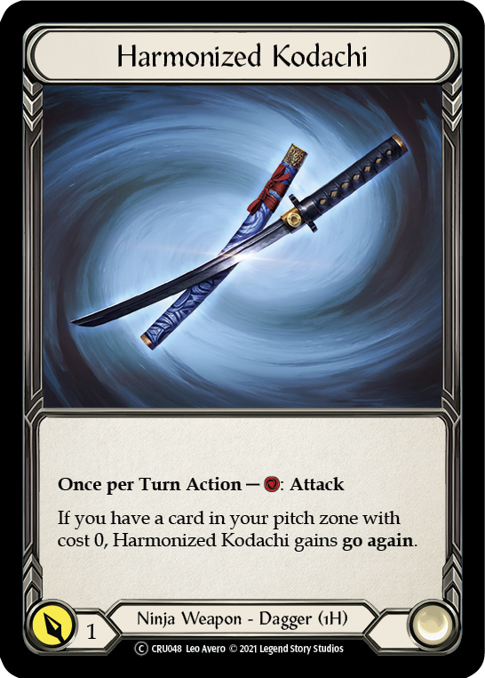 Harmonized Kodachi [U-CRU048] (Crucible of War Unlimited)  Unlimited Normal | Good Games Morley