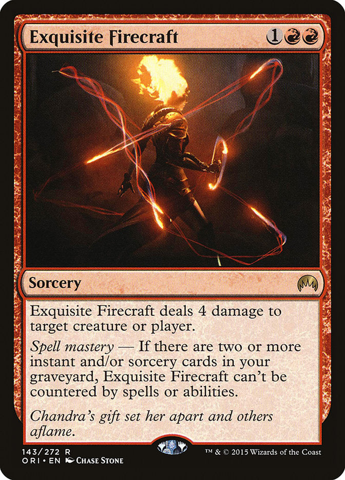 Exquisite Firecraft 143/272 (Magic Origins)  - Foil | Good Games Morley