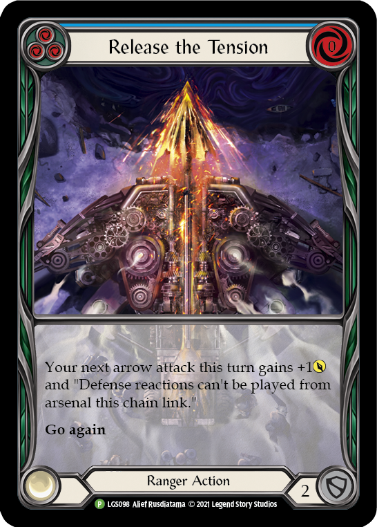 Release the Tension (Blue) [LGS098] (Promo)  Rainbow Foil | Good Games Morley