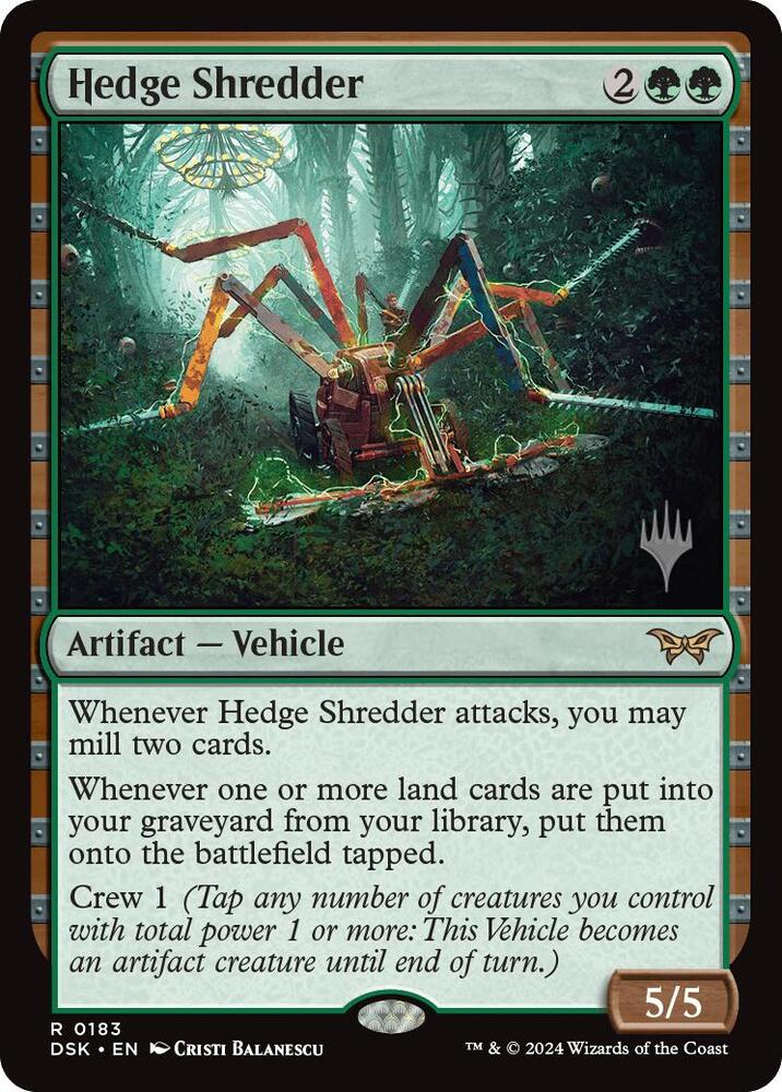 Hedge Shredder 183 (Promo Pack: Duskmourn: House of Horror)  | Good Games Morley