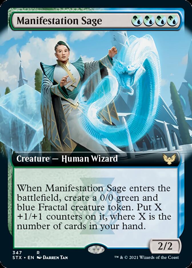 Manifestation Sage (Extended Art) [Strixhaven: School of Mages] | Good Games Morley