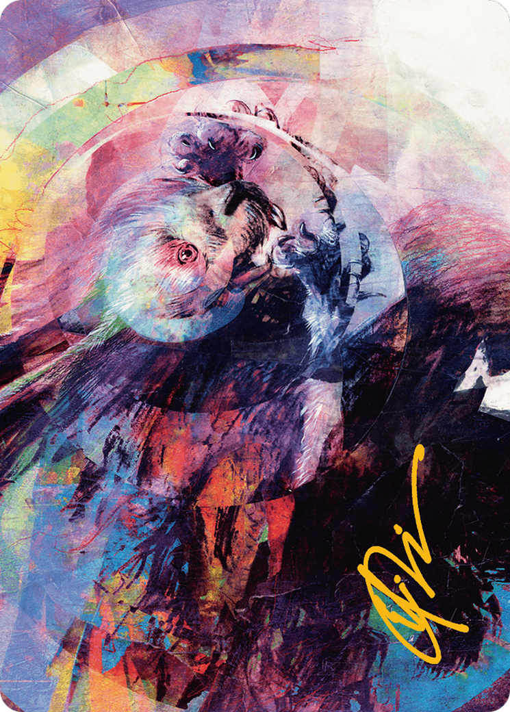 Psychic Whorl Art Card (Gold-Stamped Signature) [Bloomburrow Art Series] | Good Games Morley